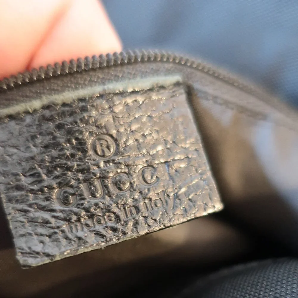 Womens Gucci Black 003-0236-3754 Mixed Media Backpack Bag * - Picture 13 of 16